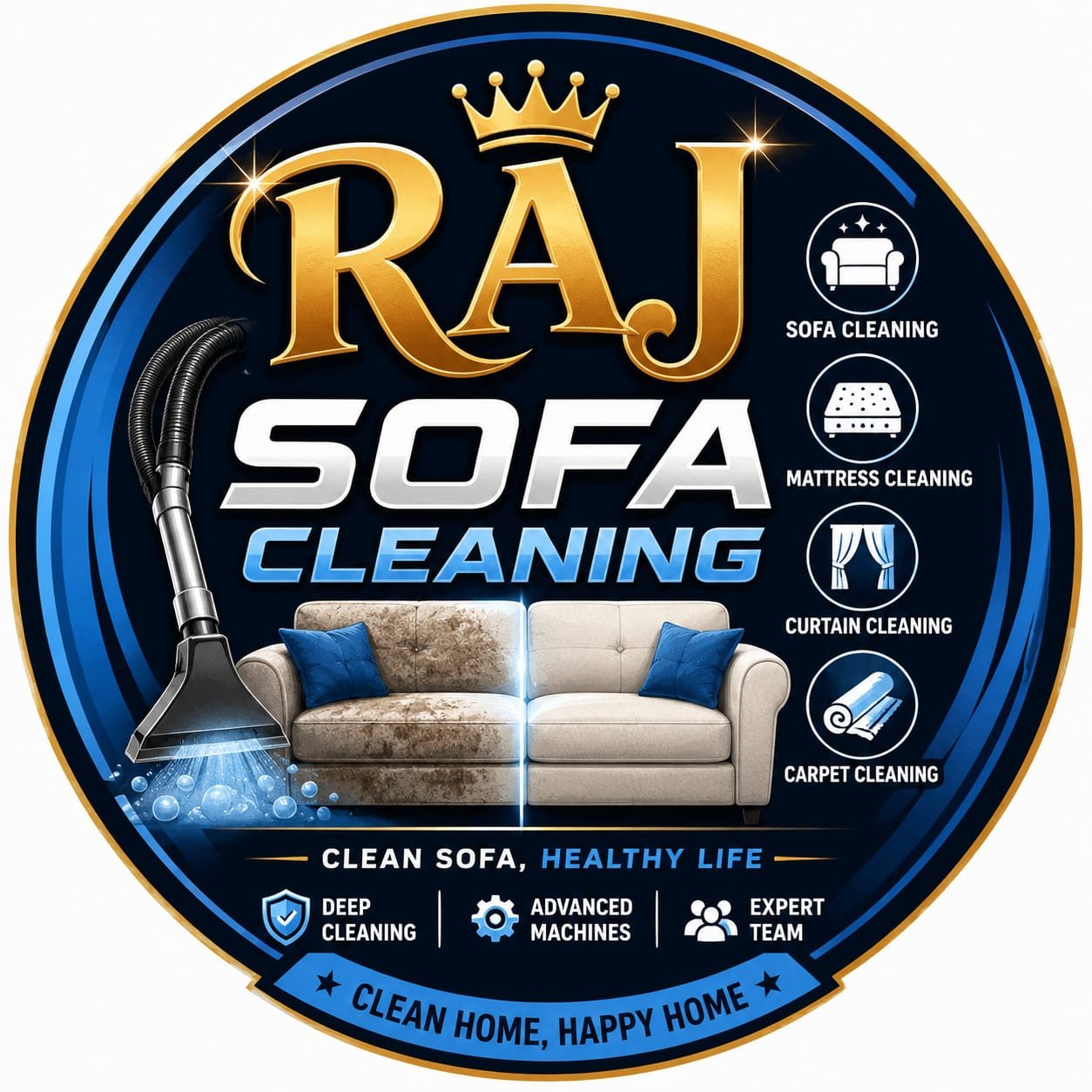 Raj Sofa Wash logo